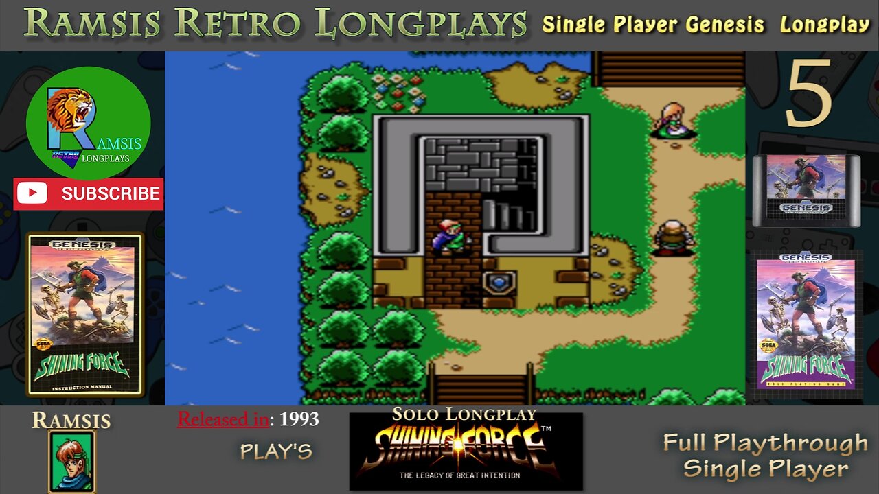 Shining Force | 1993 | GEN | Episode 5 | Full Playthrough and Let's Play | Chapter 1 | #5