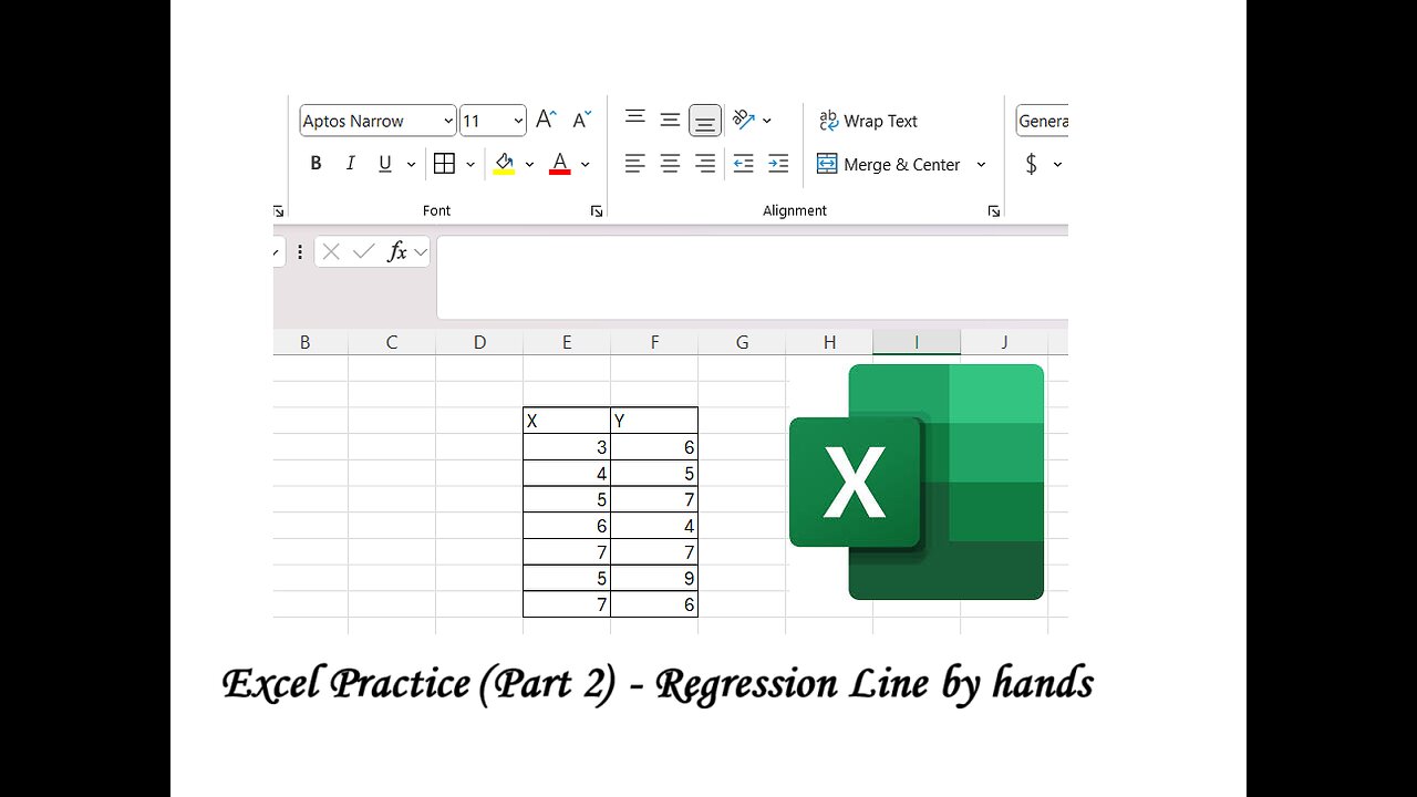 How to make the regression line by hand or paper in the exam - Step-by-step