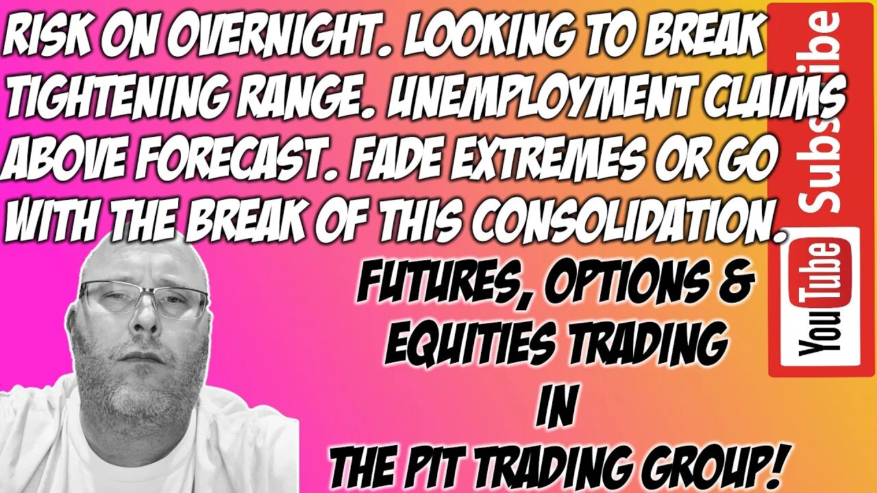 ES E-mini S&P500 & NQ NASDAQ 100 - RTH Futures Live Stream - The Pit Futures Trading