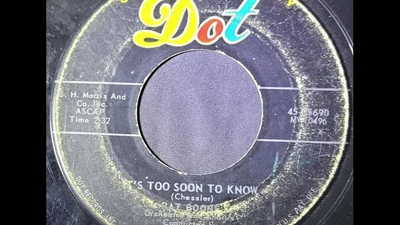 Pat Boone, Billy Vaughn – It's Too Soon to Know