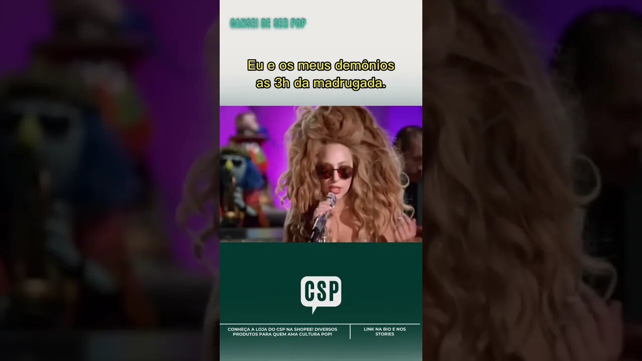 Eu e os meus demônios nas noites de insônia! #ladygaga #memes