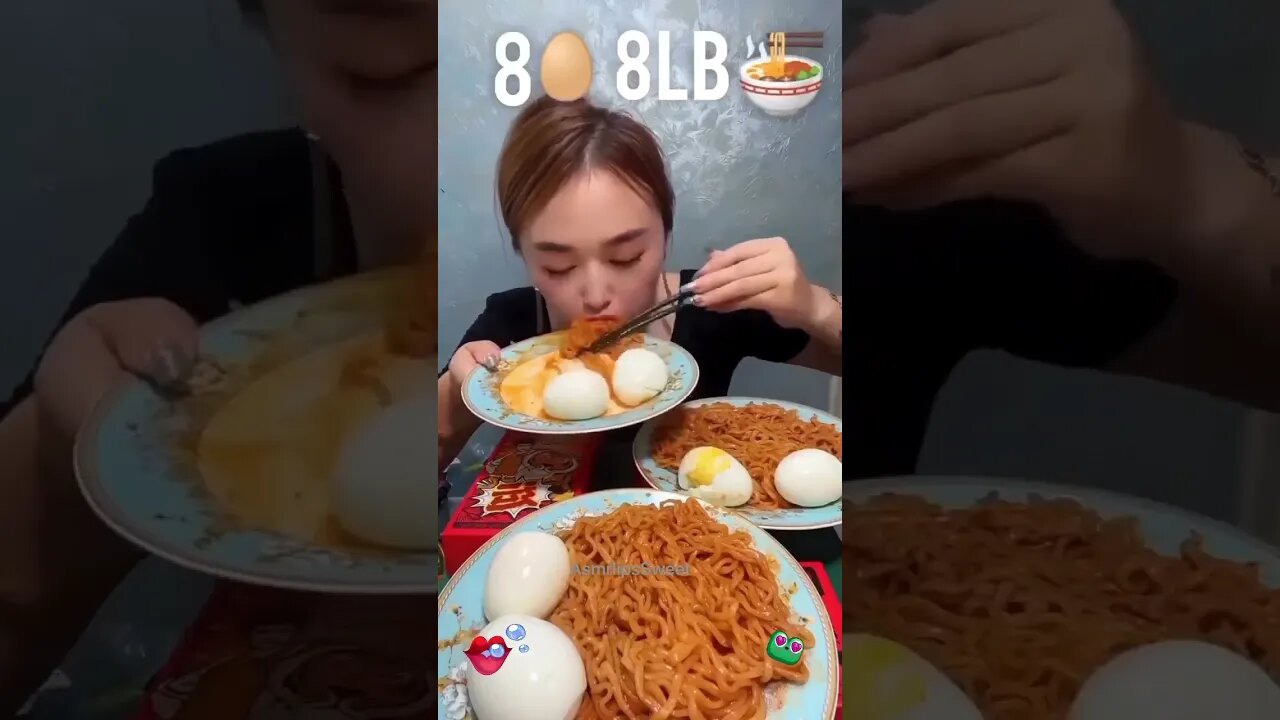 Mukbang speed #mukbang #mukbangspicynoodles #eatingchallenge #durian # #viral #kwaimukbangshow