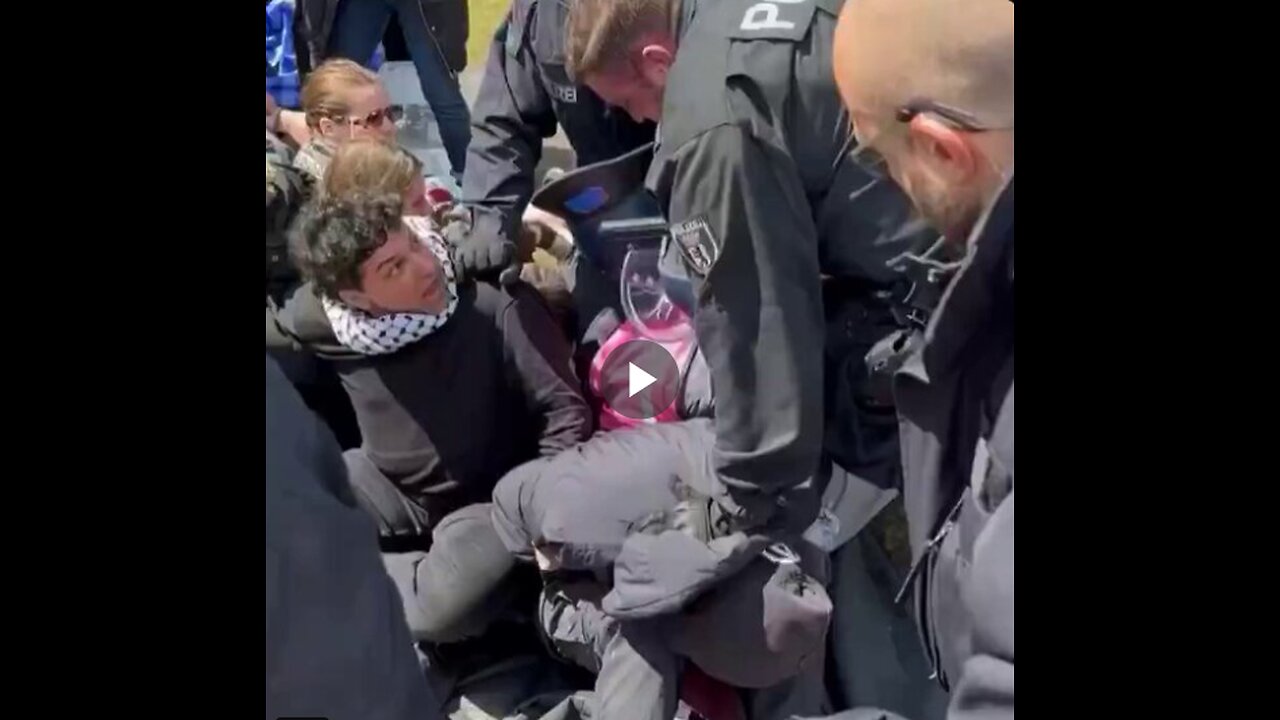 Germany seems to have had enough of the campus protesters and are arresting them.