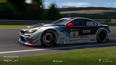 Gran Turismo 7 | Manufactures Cup | BMW M6 GT3 | Circuit De Spa-Francorchamps | 13:55:049