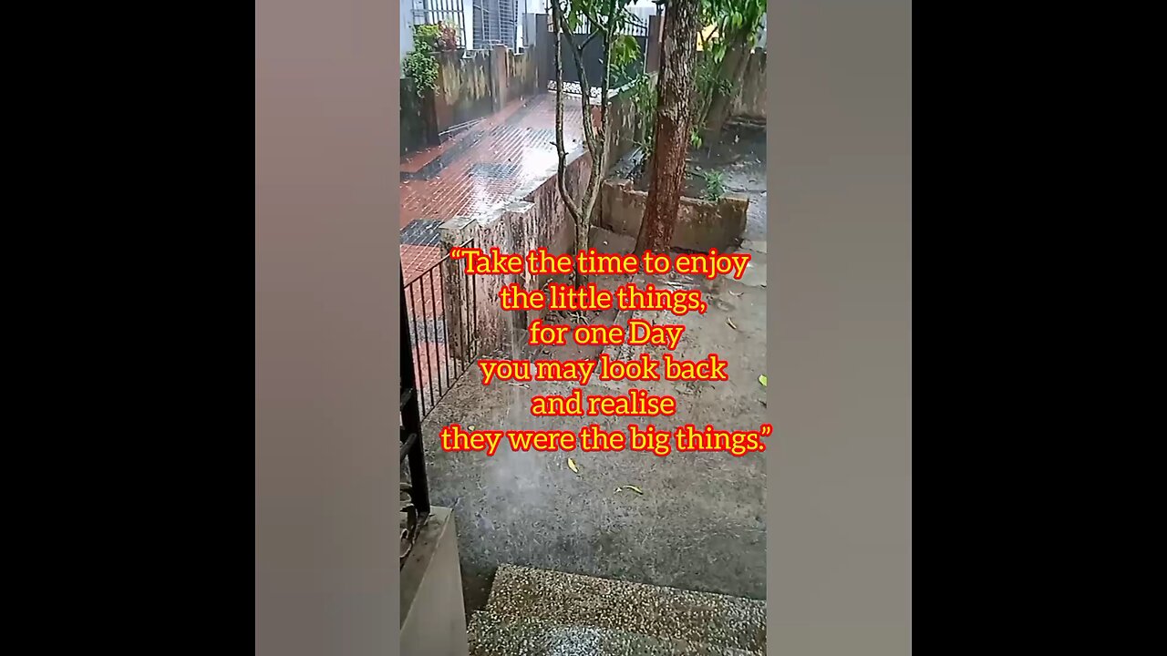 Enjoy small things "Rainy Day"