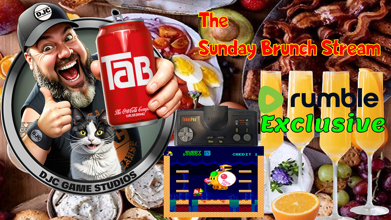 The Sunday Brunch Stream - Live Retro Gaming with DJC - Rumble Exclusive