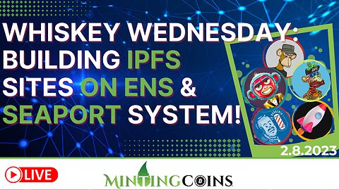 OpenSea & ENS.Vision Team-up w/ Seaport Protocol! +Building IPFS dWebsites on ENS Names!