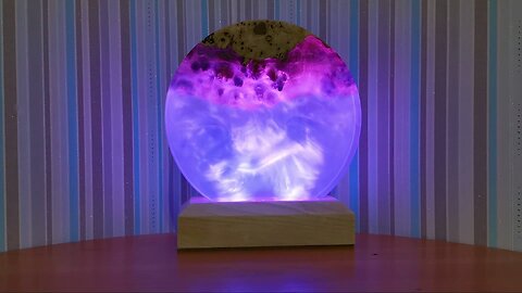 Lamp made of epoxy