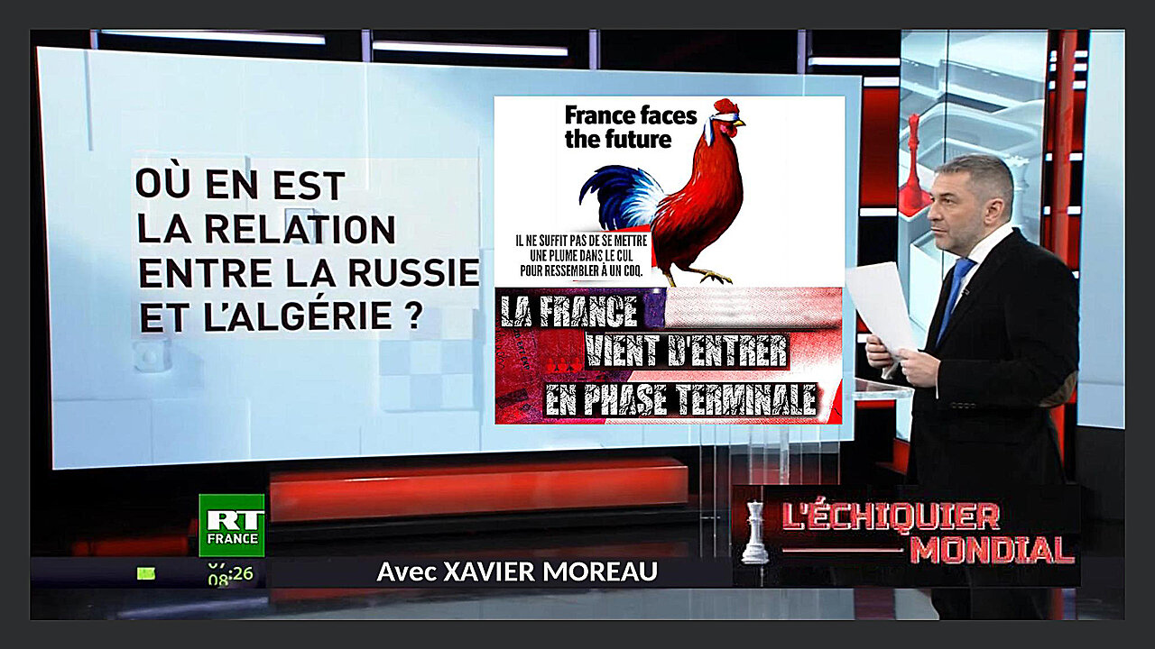 Où en est la relation Algérie-Russie-France ? Xavier Moreau sur RT (Hd 720)