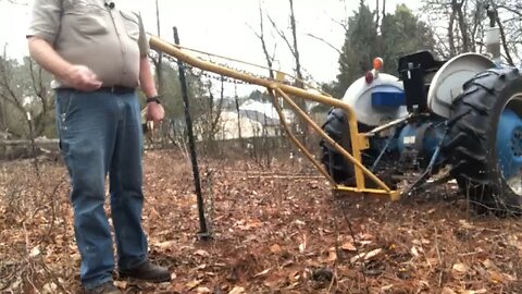 Pulling fence post, the easiest way!!