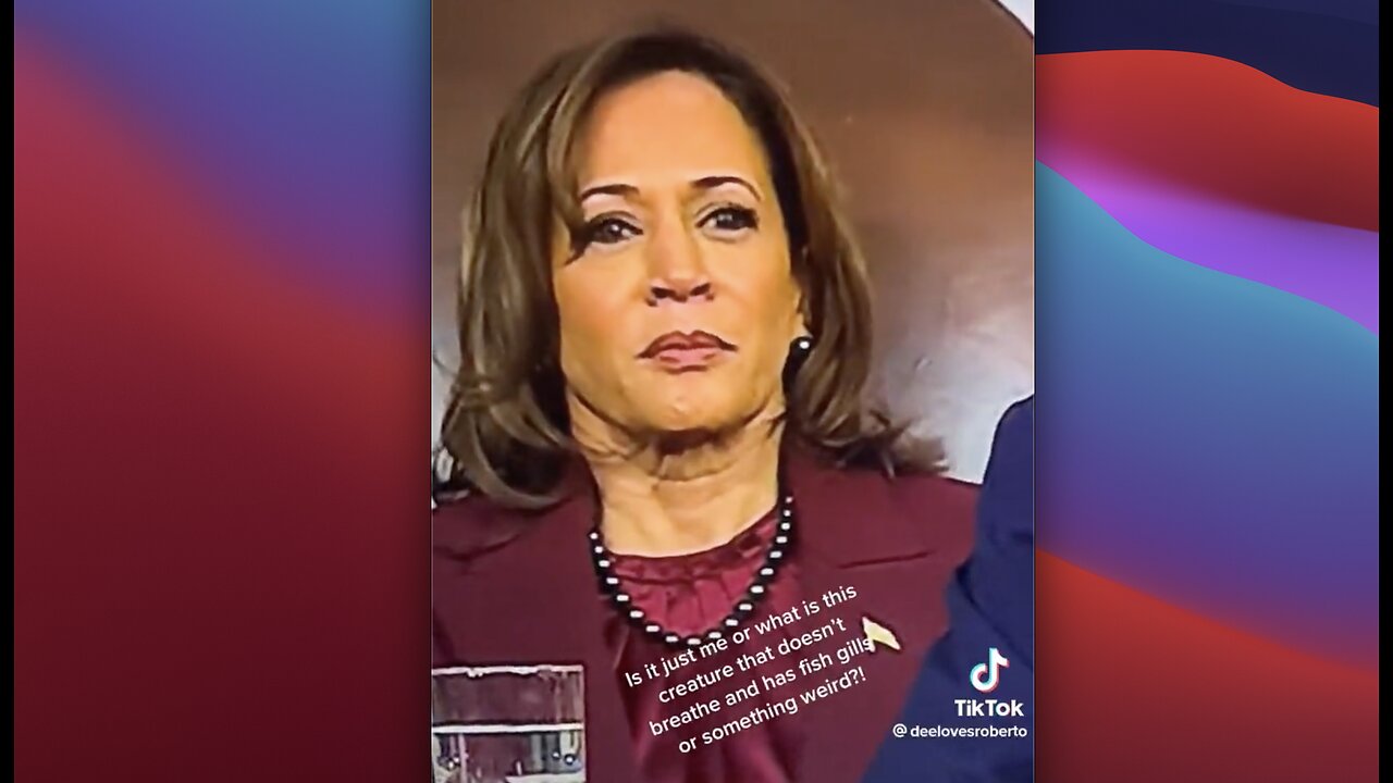 What the Hell Is Going On with Kamala's Neck?