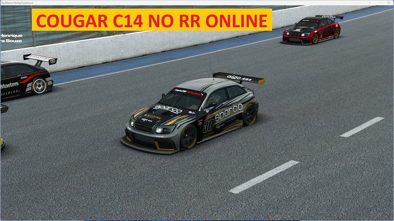 Cougar C14 no RR ONLINE, com a BR League. Corrida disputada do inicio ao fim. #raceroom #brleague