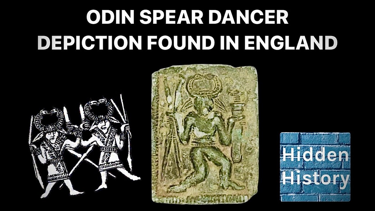 Odin or Woden spear dancer depiction found in Kent, according to mystery source