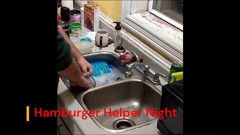 ASMR Dishes Hamburger Helper Night