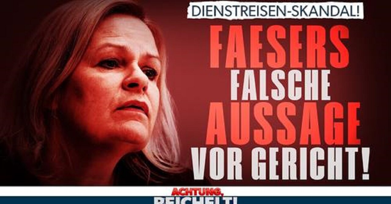 Faeser wollte Hessen-Reisen vertuschen: Innenministerin machte falsche Aussagen vor Gericht