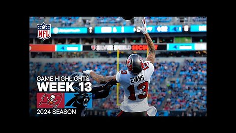 Tampa Bay Buccaneers vs. Carolina Panthers Game Highlights | NFL 2024 Season Week 13