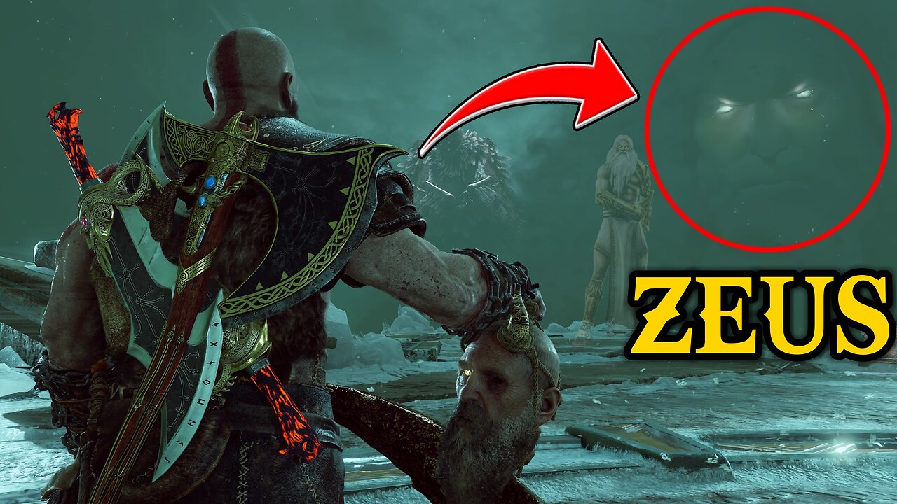 KRATOS VE ZEUS em Helheim | MIMIR DESCOBRE que KRATOS é FILHO de ZEUS - God of War (PS5)