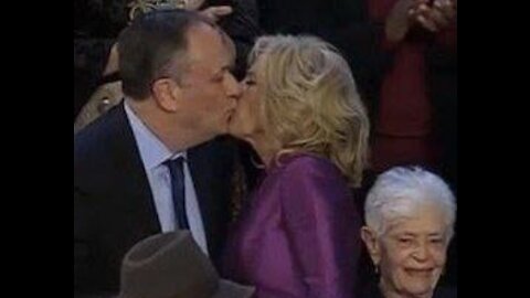 Smooch Of Union": Jill Biden Kisses Kamala Harris's Husband At Key Event