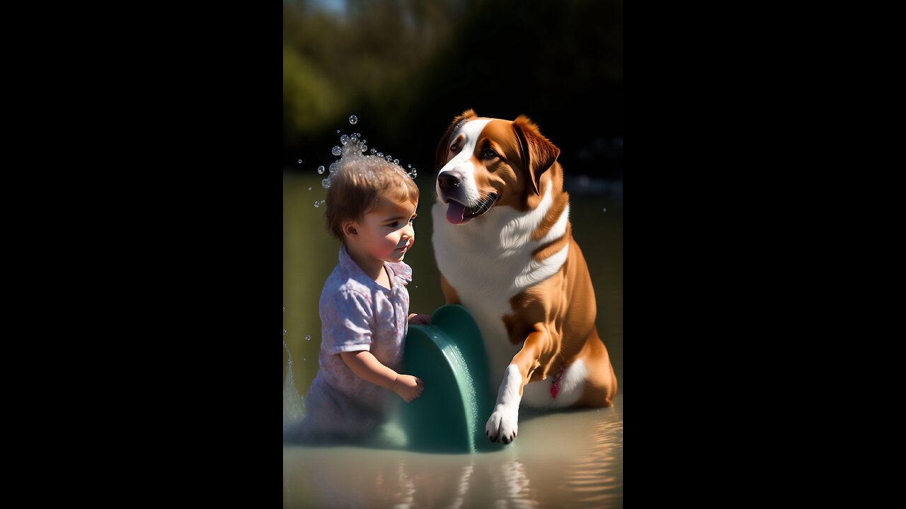 Dogs are very fond of taking a bath, what has happened to them today?