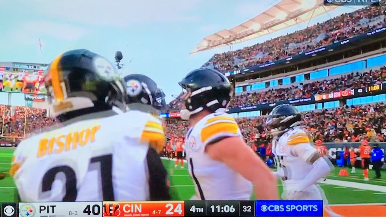 Steelers LB #41 Payton Wilson TD 🏈29yd scoop & score