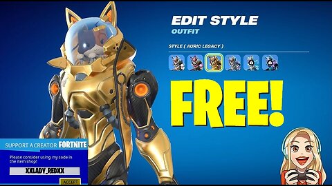 FREE | Katt Auric Legacy Style-Fortnite