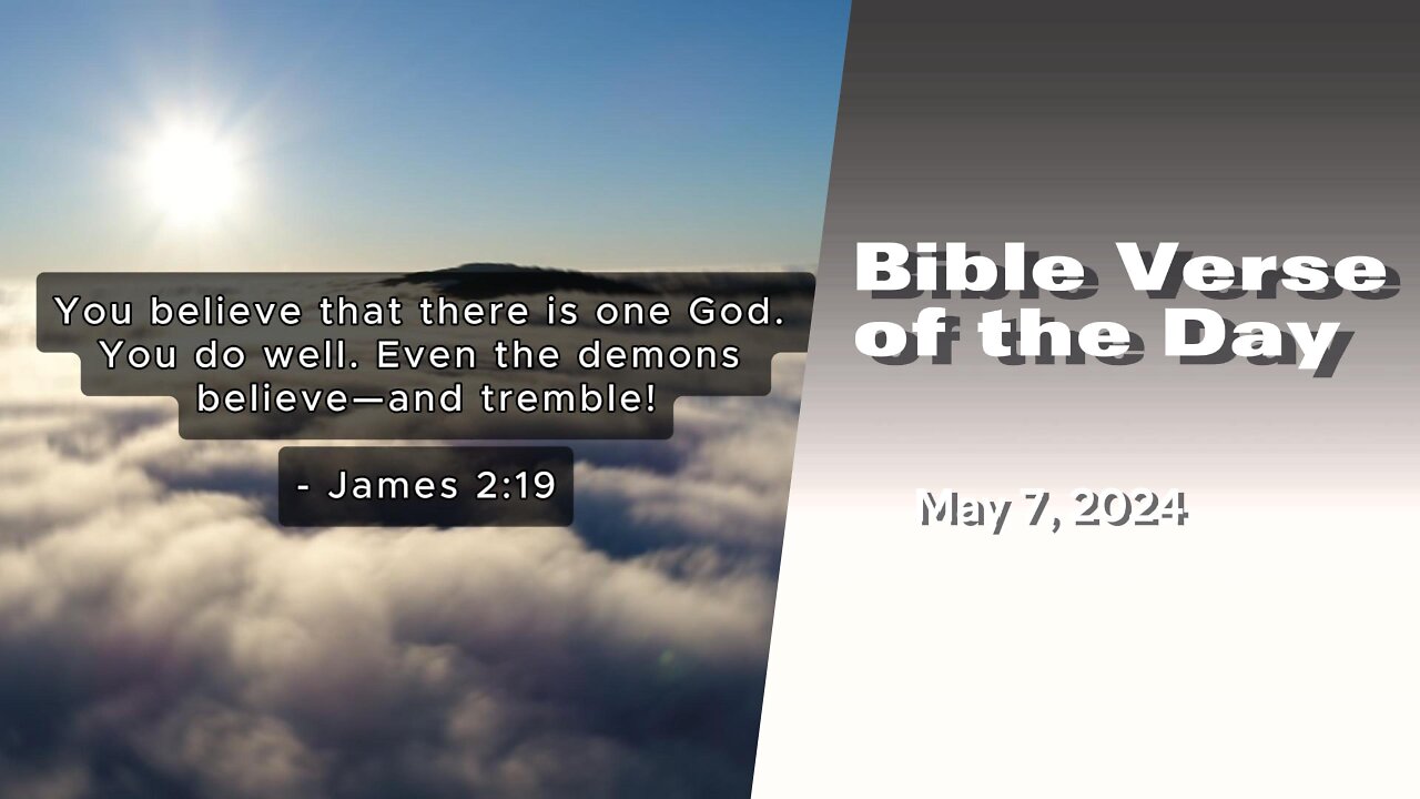 Bible Verse of the Day: May 7, 2024