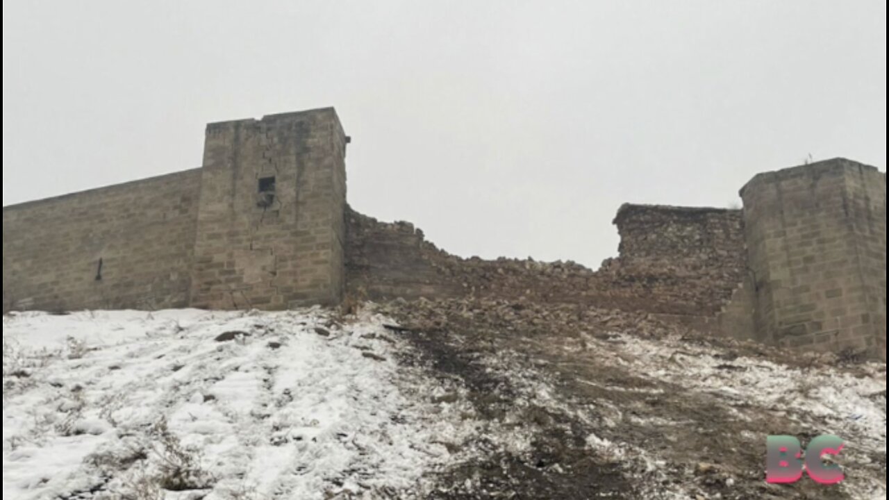 Ancient castle used by Romans and Byzantines destroyed in Turkey earthquake