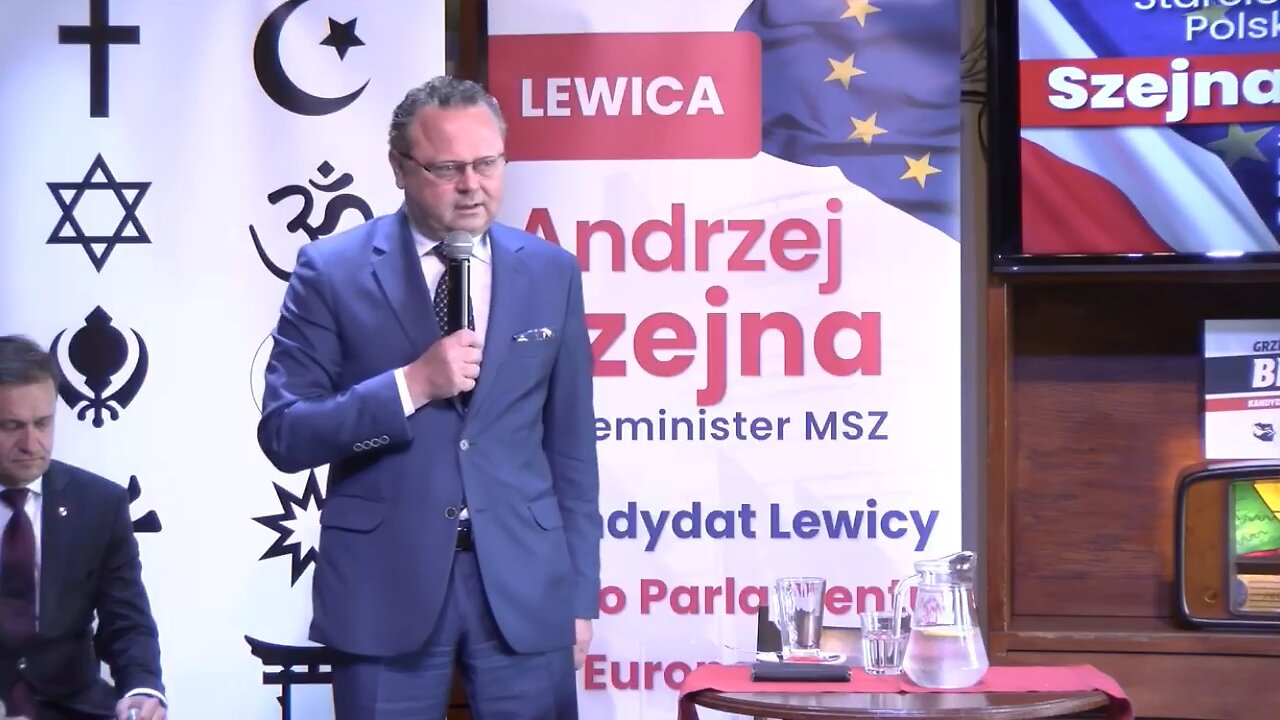 In polish 🇵🇱 debate Grzegorz Braun vs Andrzej Szejna 06/05/2024