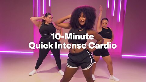 10-Minute Quick Intense Cardio | Kaleila Jordan