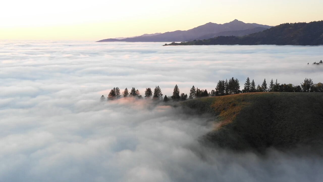 Drone Footage Of Mountain ....