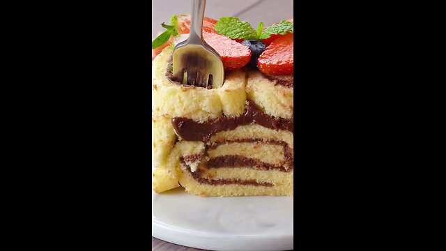 so yummy chocolate roll cake recipe