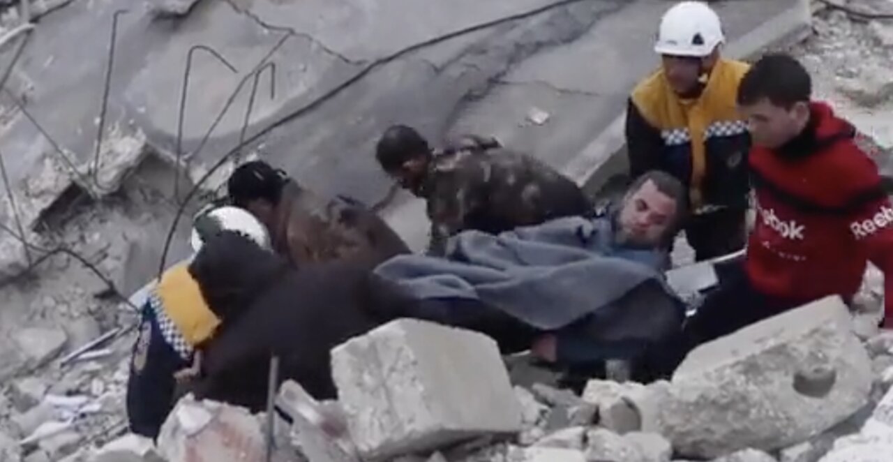Drone Footage Shows Apocalyptic Earthquake Aftermath in Syria