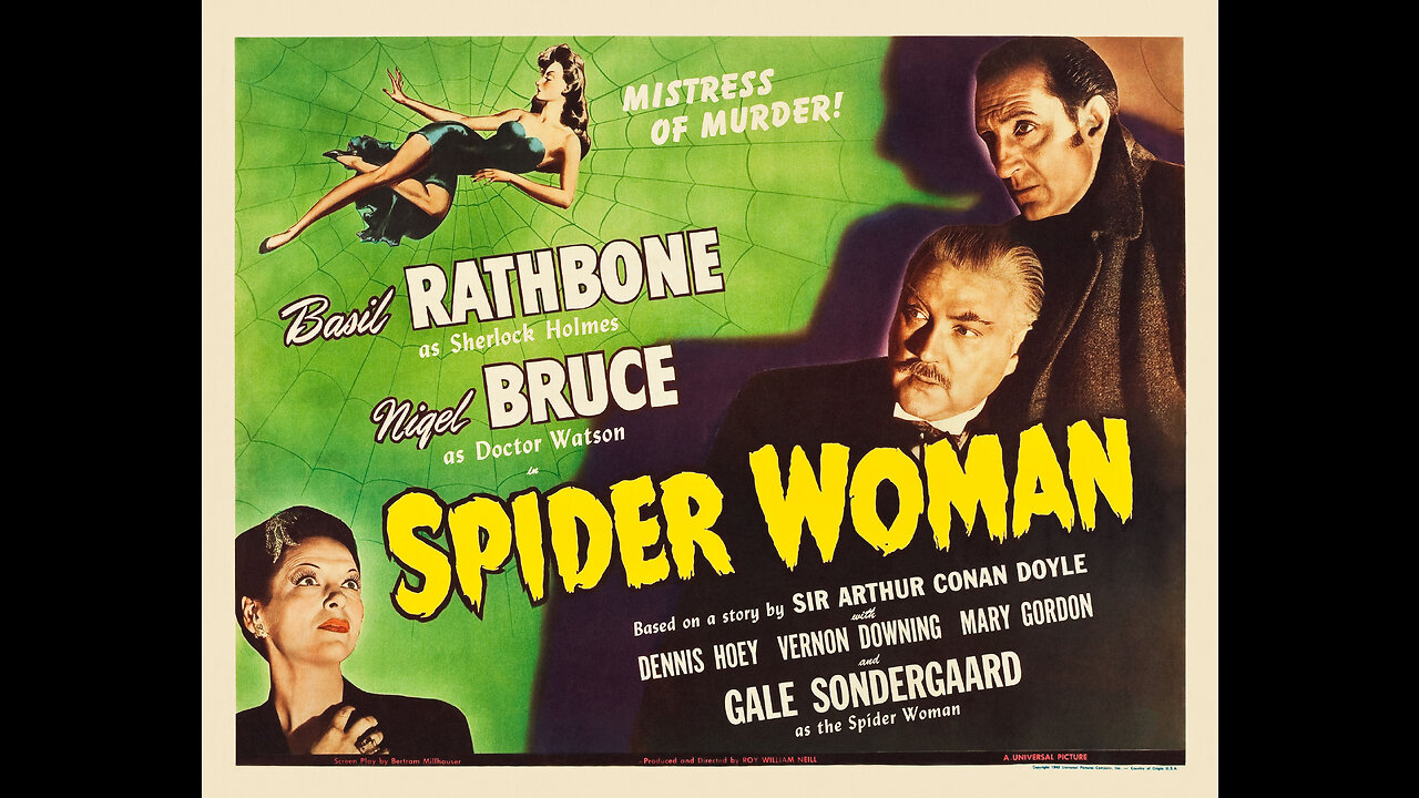 SHERLOCK HOLMES THE SPIDER WOMAN (1943)