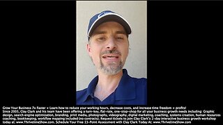 Clay Clark Client Testimonials | "I First Heard About Clay Clark Through the Thrivetime Show & We Also Attended One of the Conferences. We've Seen a Big Turn-Around! We Are Triple of What We Were Two Years Ago!"