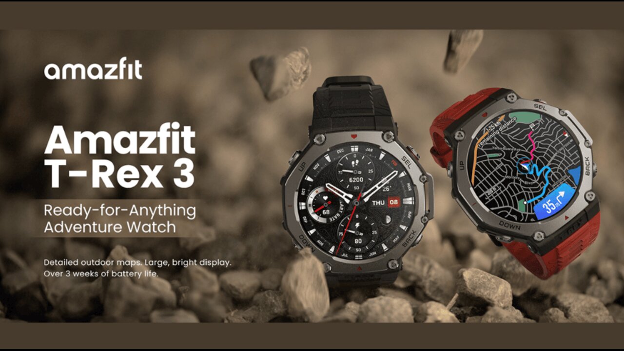 Amazfit TRex 3 RuggedMilitary Smart Watch