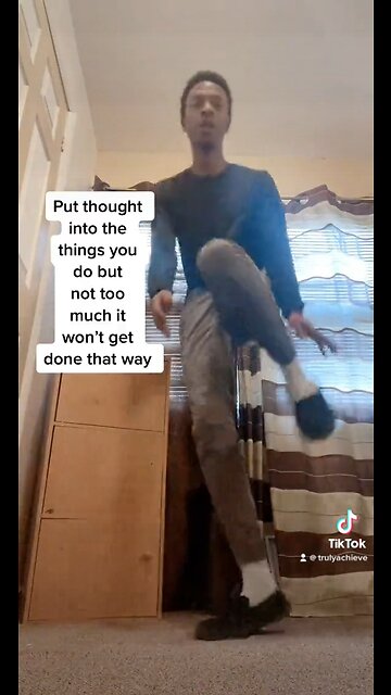 Put Thought Into The Things You Do BUT Not Too Much Because It Won’t Get Done That Way 💯💡 #facts