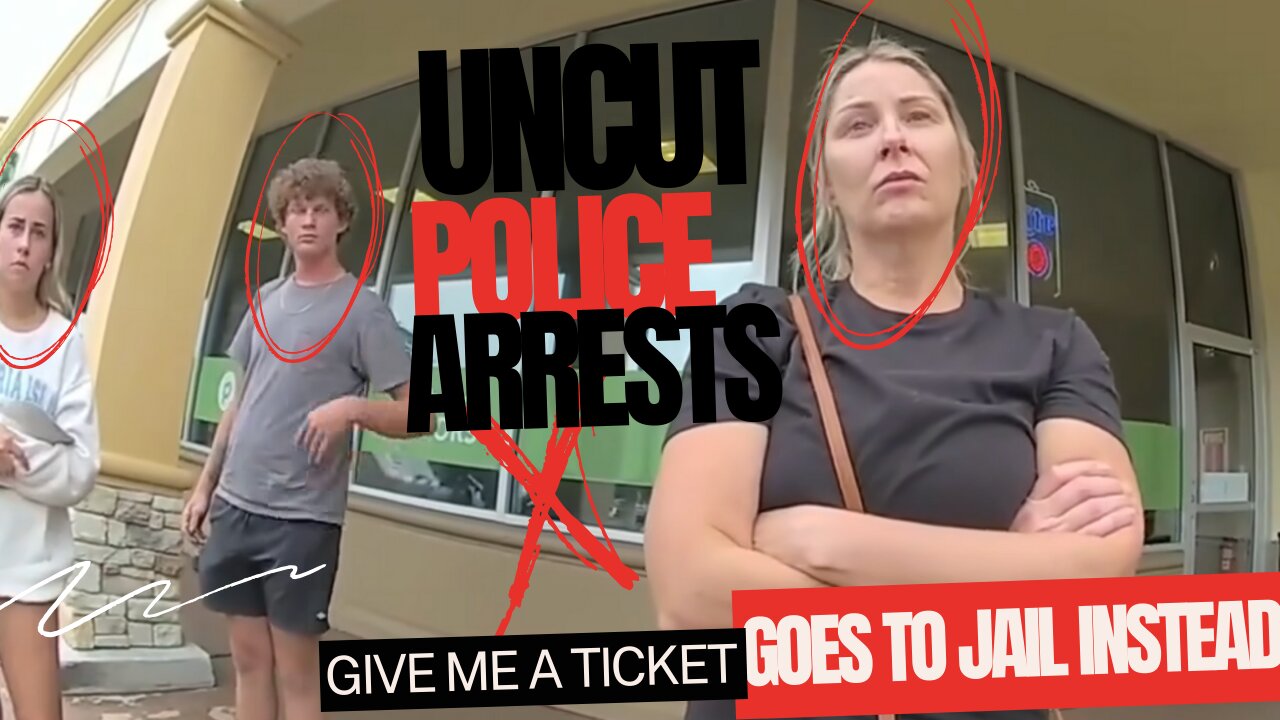 “Give Me a Ticket and Shut Up!” Goes arrested and jail instead