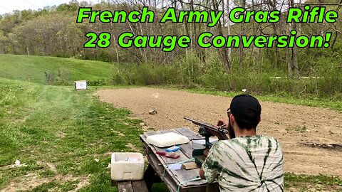 Having Fun With The Gras 28 Gauge Using .490 Round Balls (It Broke)