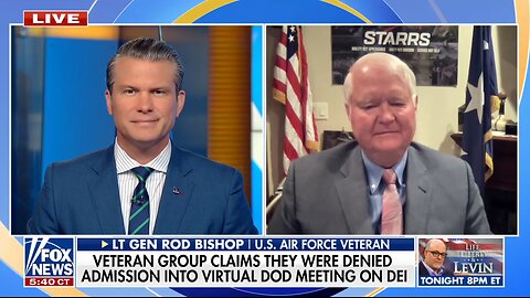 LTG Rod Bishop on Fox and Friends: Military DEI Meeting