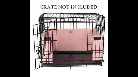 Review Pet Dreams Dog Crate Bumper - for Single Door and Double Door Dog Crate, Eco Friendly Bu...