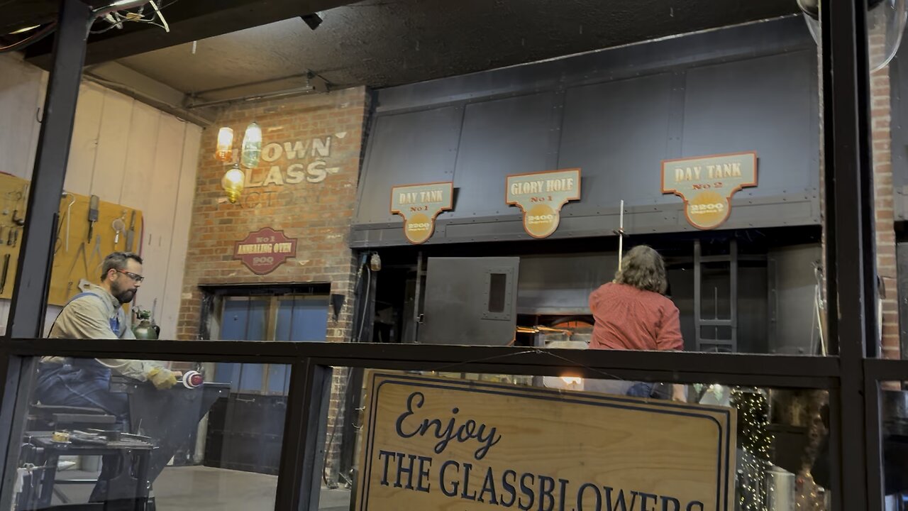 Glass Blowers at Silver Dollar City Branson MO 2024