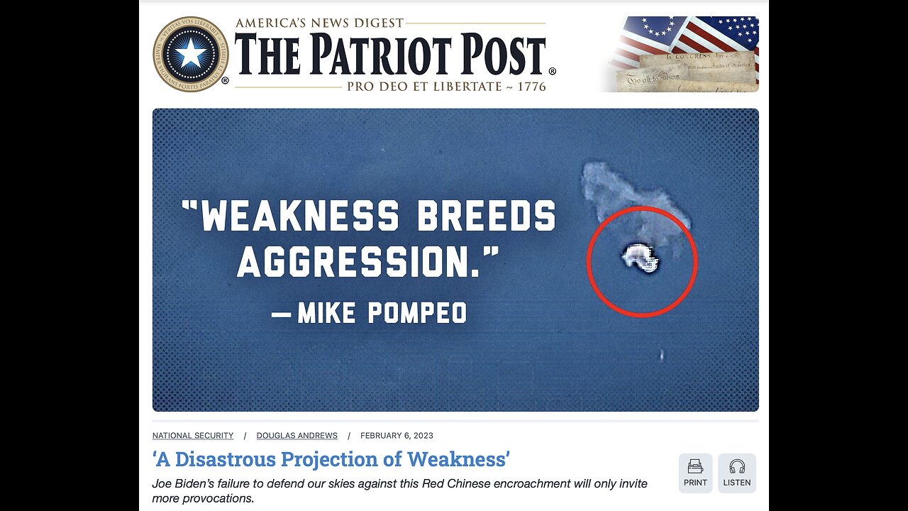 The Patriot Post Audio Edition Podcast for 2/6/23