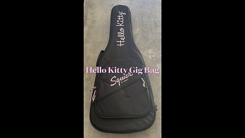 Fender Gig Bag VS Comparison Hello Kitty, Deluxe & Standard #music #fender #gigbag #guitar