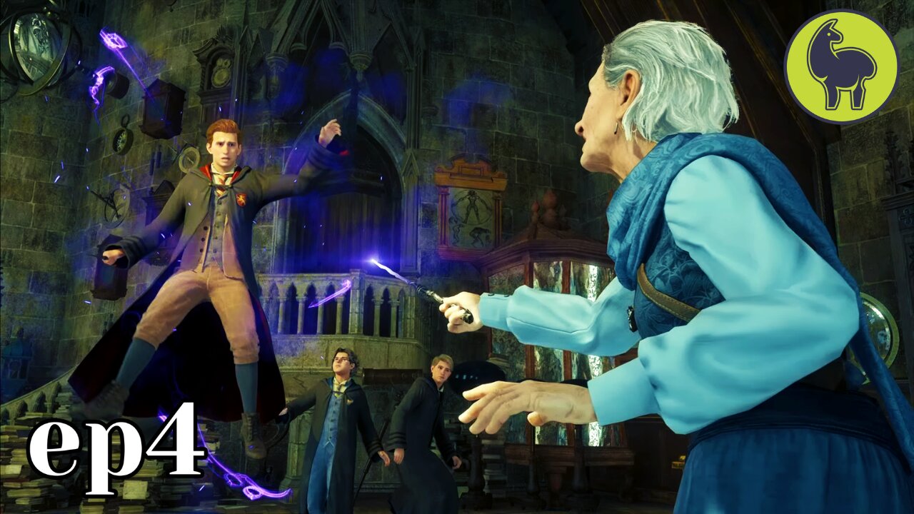Hogwarts Legacy ep4 Defence Against the Dark Arts Class PS5