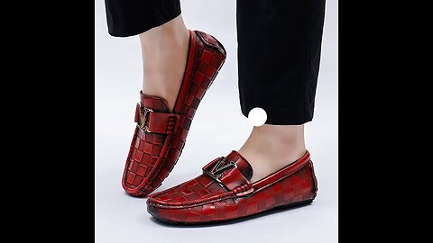 High Quality Crocodile Pattern Loafers Moccasin Genuine Leather Casual Shoes