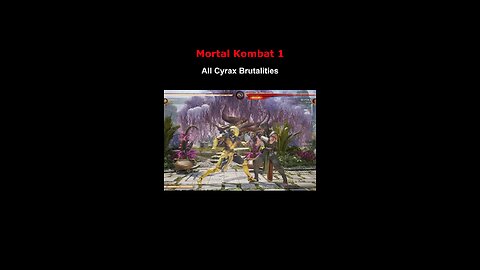 mortal Kombat 1 cyrax brutality on everyone