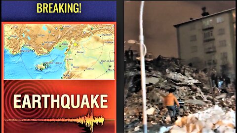 CATASTROPHIC 7.8 EARTHQUAKE HITS TURKEY-BUILDINGS DOWN PEOPLE TRAPPED-MANY CASUALTIES EXPECTED*