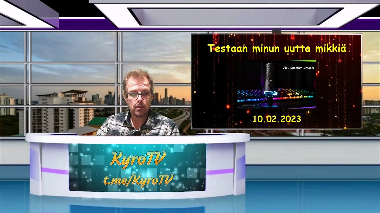 Testaan minun uutta mikkiä