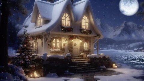 🔔🎄❄️ Christmas Cottage Ambience: New 2025, Christmas Music Winter Wonderland.