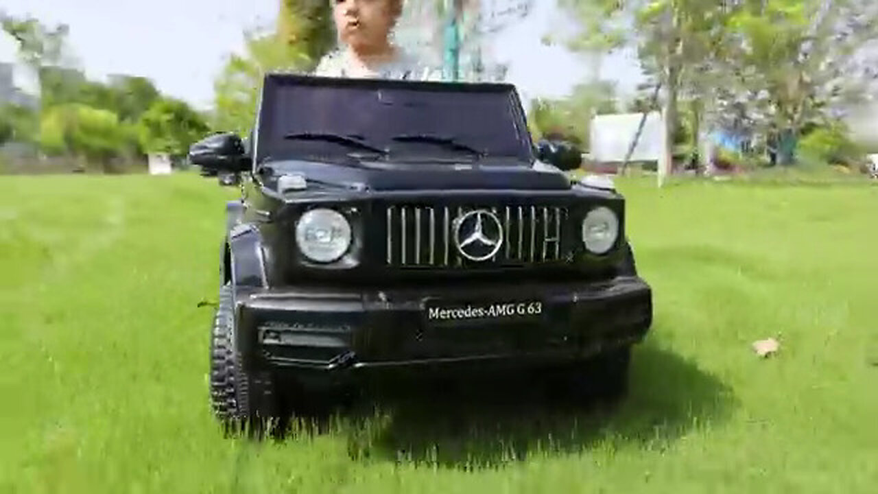 Voiture pour enfants sous licence Mercedes-Benz G63 12 V, voiture électrique alimentée par batterie